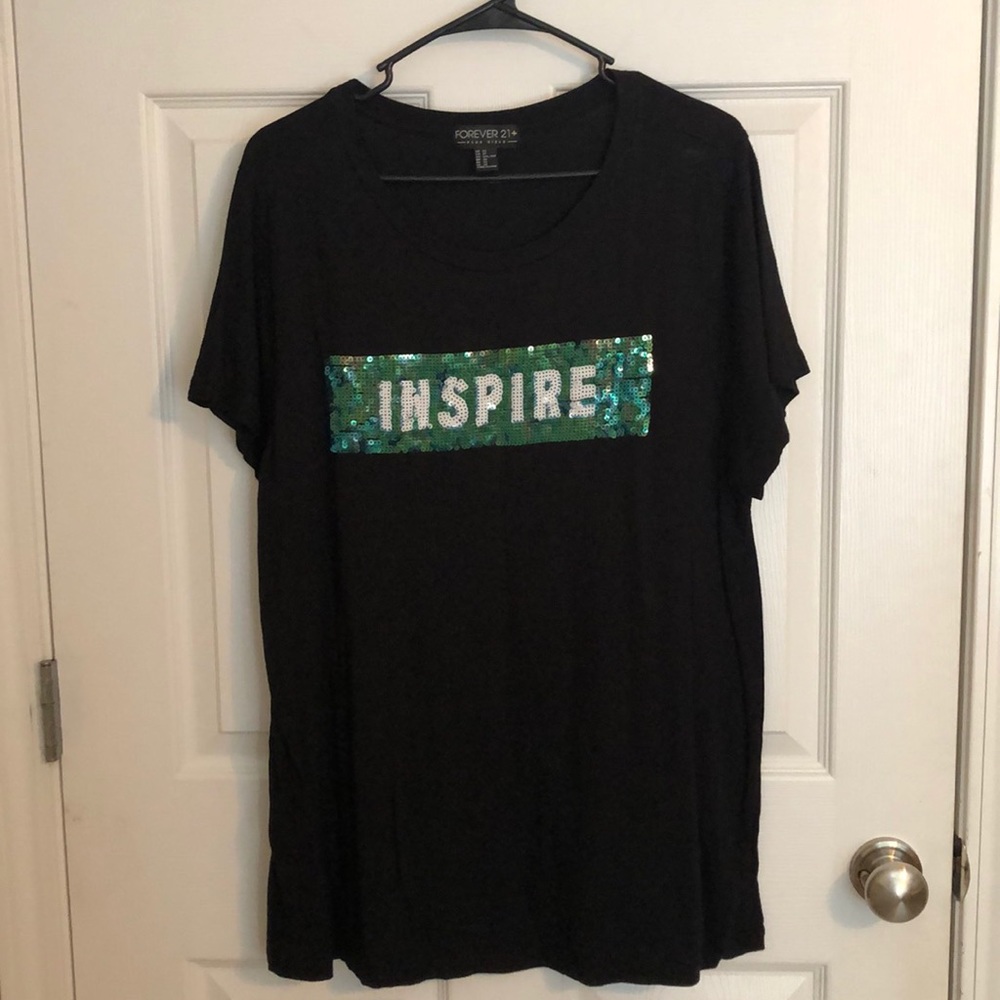 INSPIRE sequin T-shirt